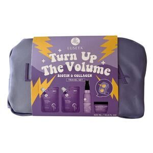 Luseta Biotin and Collagen Jet-Set Hair Strengthen Kit, Travel Size Shampoo Mask